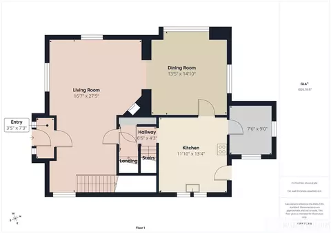Floorplan - 706 W Henley St, Olean, NY 14760 photo 1 of 5