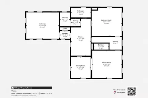 Floorplan - 195 Oscar Dougherty Rd, Roxbury, NY 12459 photo 1 of 2