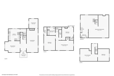 Floorplan - 81 Hoover Rd, Irondequoit, NY 14617 photo 5 of 5