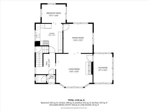 Floorplan - 505 Hurstbourne Rd, Irondequoit, NY 14609 photo 2 of 4