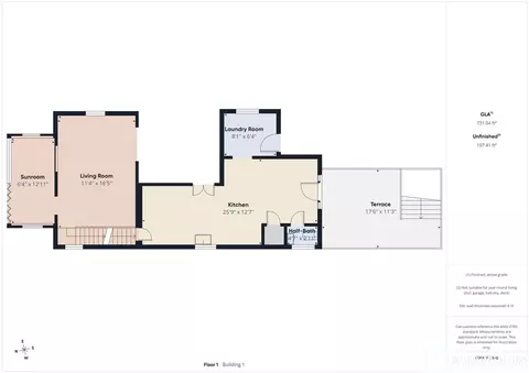 Floorplan - 1407 Washington St, Olean, NY 14760 photo 1 of 5