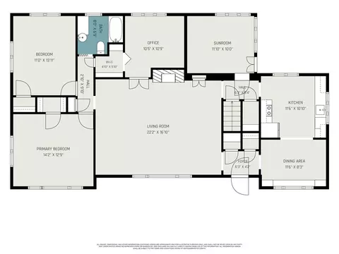 Floorplan - 60 Longcroft Rd, Irondequoit, NY 14609 photo 1 of 2