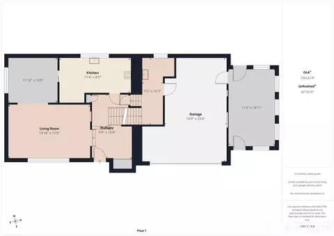 Floorplan - 600 W Henley St, Olean, NY 14760 photo 3 of 4