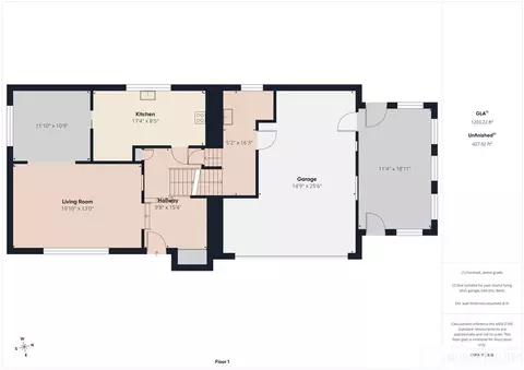 Floorplan - 600 W Henley St, Olean, NY 14760 photo 3 of 4