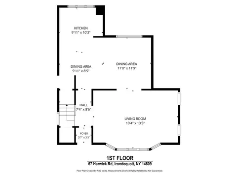 Floorplan - 67 Harwick Rd, Irondequoit, NY 14609 photo 1 of 3