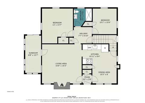 Floorplan - 4 Chimayo Rd, Irondequoit, NY 14617 photo 3 of 8