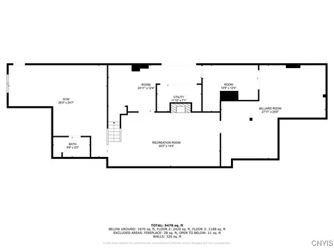 Floorplan - 6987 Highfield Rd, Fayetteville, NY 13066 photo 3 of 3