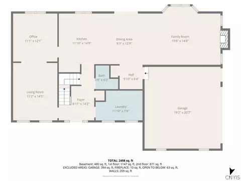 Floorplan - 118 Creekview Path, Sullivan, NY 13037 photo 1 of 3