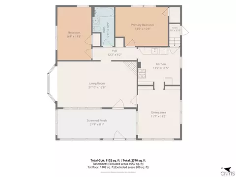 Floorplan - 855 Lancaster Ave, Syracuse, NY 13210 photo 1 of 3
