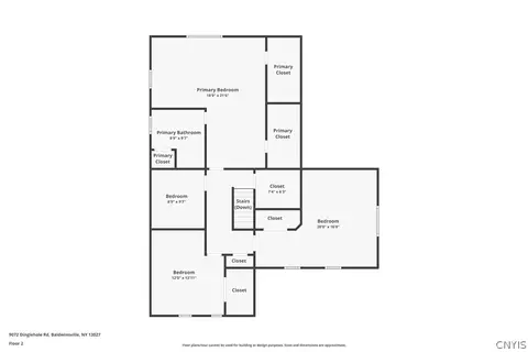 Floorplan - 9072 Dinglehole Rd, Lysander, NY 13027 photo 2 of 3