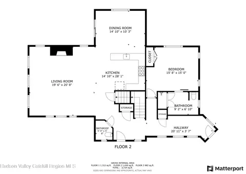 Floorplan - 16 High West Rd, Windham, NY 12496 photo 1 of 3