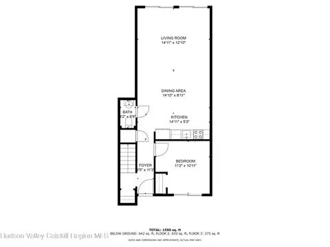 Floorplan - 35 Scribner Hollow Rd #E3, Hunter, NY 12442 photo 2 of 6