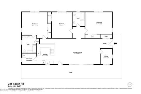 Floorplan - 246 South Rd, Ruby, NY 12475 photo 1 of 3