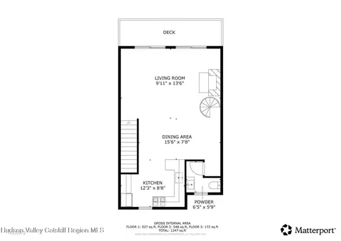 Floorplan - 76 Loo Bridge Ln #12 B, Windham, NY 12496 photo 2 of 2