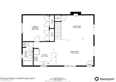 Floorplan - 114 Conifer Lake Rd W, Jewett, NY 12444 photo 2 of 2