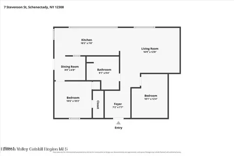 Floorplan - 7 Stevenson St, Schenectady, NY 12308 photo 1 of 1