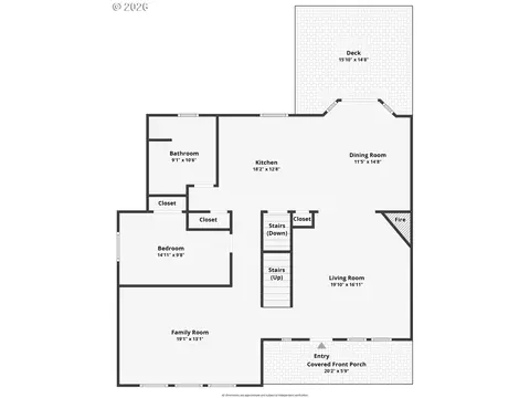 Floorplan - 21754 NE Couch Ct, Gresham, OR 97030 photo 1 of 2