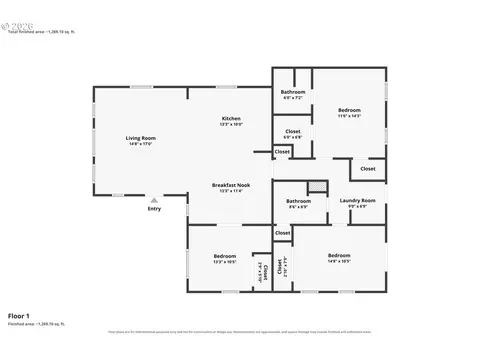 Floorplan - 5717 SE Salquist Rd, Gresham, OR 97080 photo 1 of 1