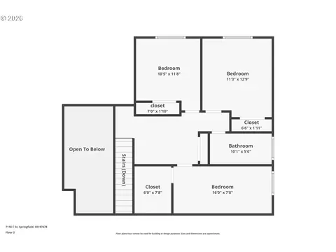 Floorplan - 7118 C St, Springfield, OR 97478 photo 1 of 2