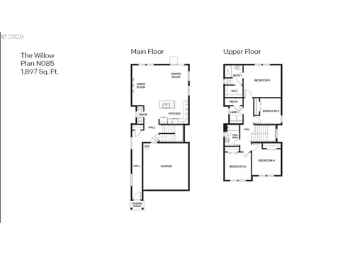 Floorplan - 3555 SW Eleven Mile Ave, Gresham, OR 97080 photo 1 of 1