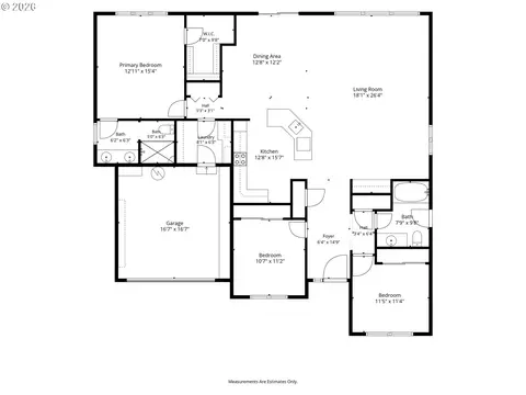 Floorplan - 1318 E 1st St, Newberg, OR 97132 photo 1 of 1