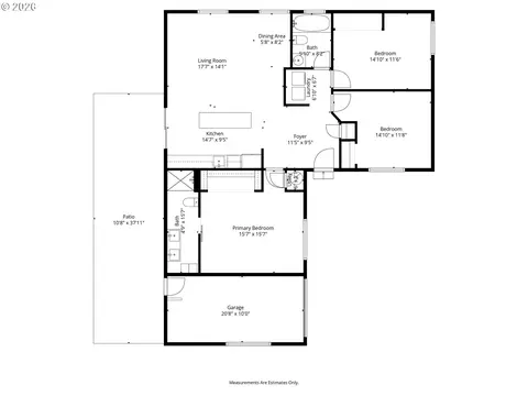 Floorplan - 704 E Pinehurst Dr, Newberg, OR 97132 photo 1 of 1