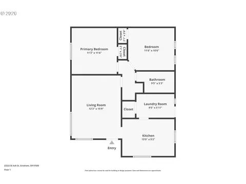 Floorplan - 22222 SE Ash St, Gresham, OR 97030 photo 4 of 4