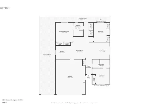 Floorplan - 2867 Maesner St, Eugene, OR 97404 photo 1 of 5