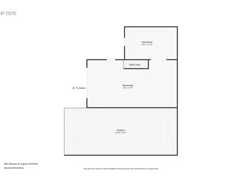 Floorplan - 2867 Maesner St, Eugene, OR 97404 photo 2 of 5