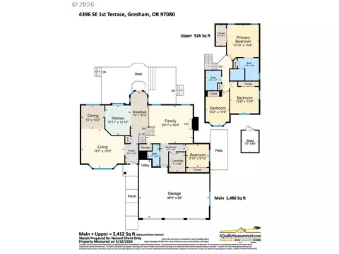 Floorplan - 4396 SE 1st Ter, Gresham, OR 97080 photo 1 of 1