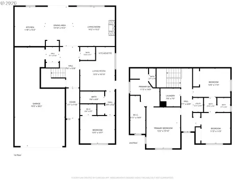Floorplan - 4128 SW Emerald Ave, Gresham, OR 97080 photo 1 of 3