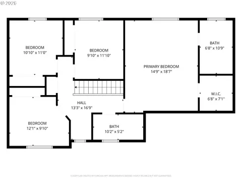 Floorplan - 4505 SE 33rd Ct, Gresham, OR 97080 photo 2 of 3