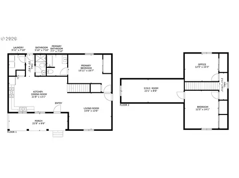 Floorplan - 1214 N Clark St, Cornelius, OR 97113 photo 1 of 1
