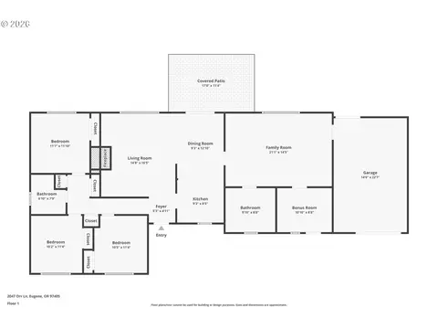 Floorplan - 2047 Orr Ln, Eugene, OR 97405 photo 2 of 2