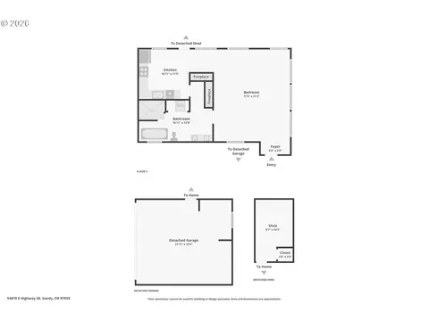 Floorplan - 54870 E Highway 26, Sandy, OR 97055 photo 1 of 1