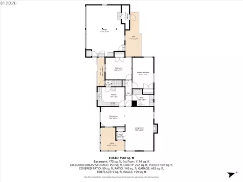 Floorplan - 1603 23rd Ave, Longview, WA 98632 photo 2 of 3