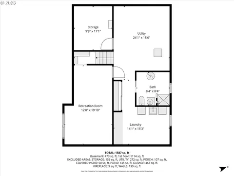 Floorplan - 1603 23rd Ave, Longview, WA 98632 photo 1 of 3