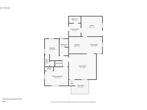 Floorplan - 187 37th St, Springfield, OR 97478 photo 1 of 1