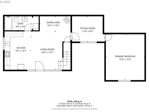 Floorplan - 23797 E Lolo Pass Rd, Rhododendron, OR 97049 photo 1 of 3