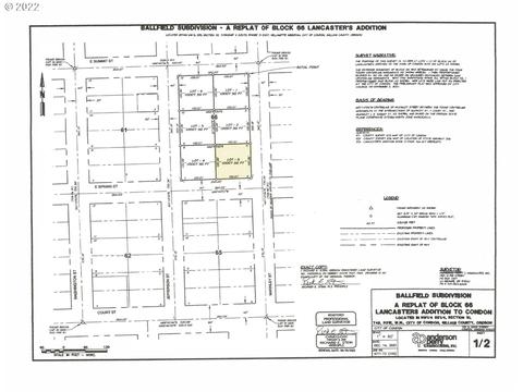 3 Jefferson #LOT 3, Condon, OR 97823