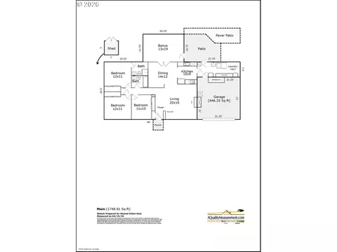 Floorplan - 609 E Sunset Ct, Newberg, OR 97132 photo 1 of 1