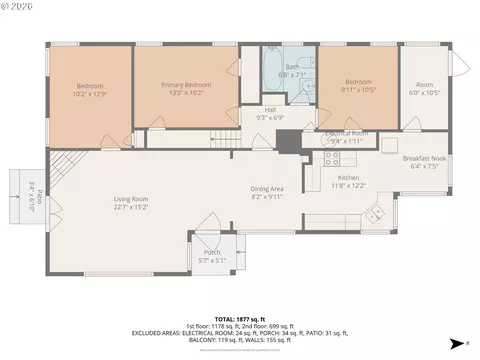 Floorplan - 3398 Olive St, Eugene, OR 97405 photo 1 of 6