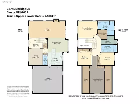 Floorplan - 36745 Eldridge Dr, Sandy, OR 97055 photo 1 of 1