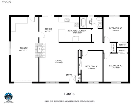 Floorplan - 1318 Quinalt St, Springfield, OR 97477 photo 1 of 1