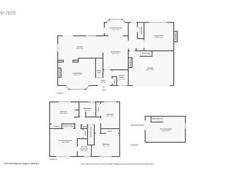 Floorplan - 1375 Flintridge Ave, Eugene, OR 97401 photo 1 of 1
