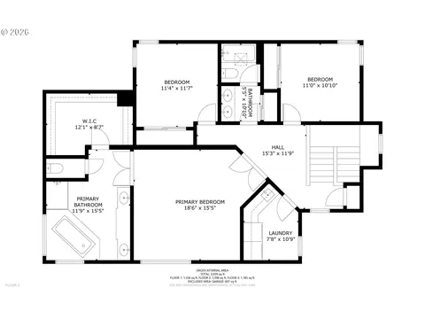 Floorplan - 4233 SW 28th Ct, Gresham, OR 97080 photo 2 of 3