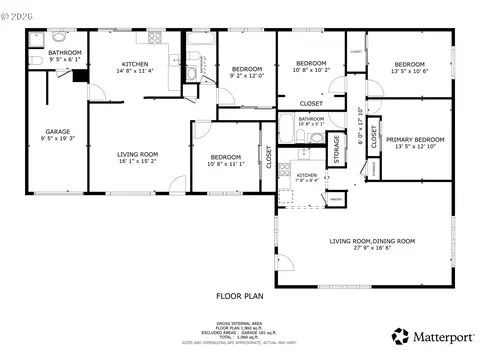 Floorplan - 3305 NE 15th St, Gresham, OR 97030 photo 1 of 1