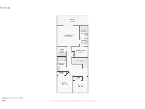 Floorplan - 2349 SE 16th St, Gresham, OR 97080 photo 1 of 1