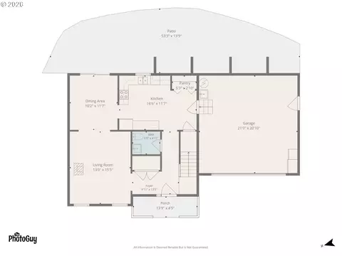 Floorplan - 91051 Leashore Dr, Vida, OR 97488 photo 2 of 3