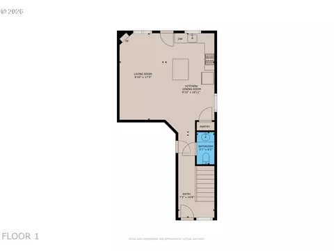 Floorplan - 810 E 9th St, Newberg, OR 97132 photo 2 of 3